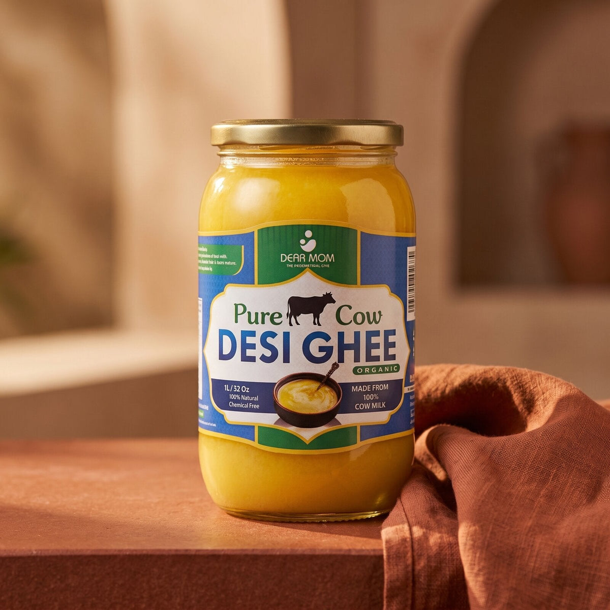 Dear Mom Pure Cow Desi Ghee