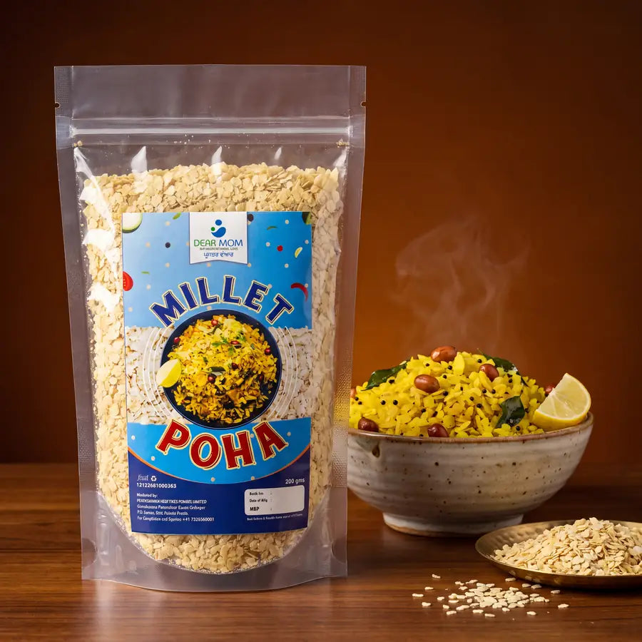 Dear Mom Millet Poha 200 g pack
