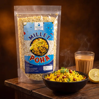 Dear Mom Millet Poha with chai